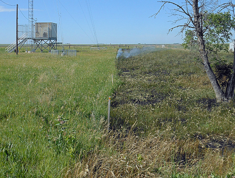 burning west dike 180628